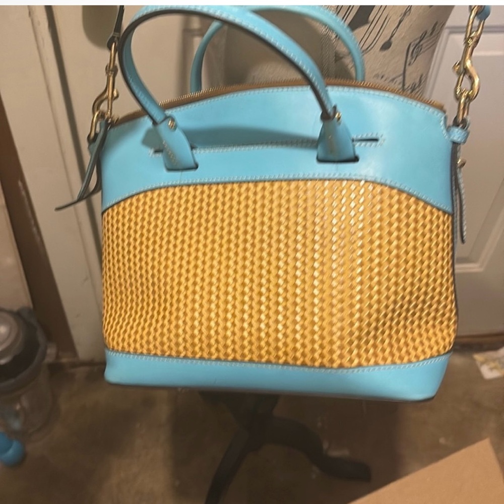 Dooney & Bourke Beacon Woven Domed Satchel - Picture 5 of 12